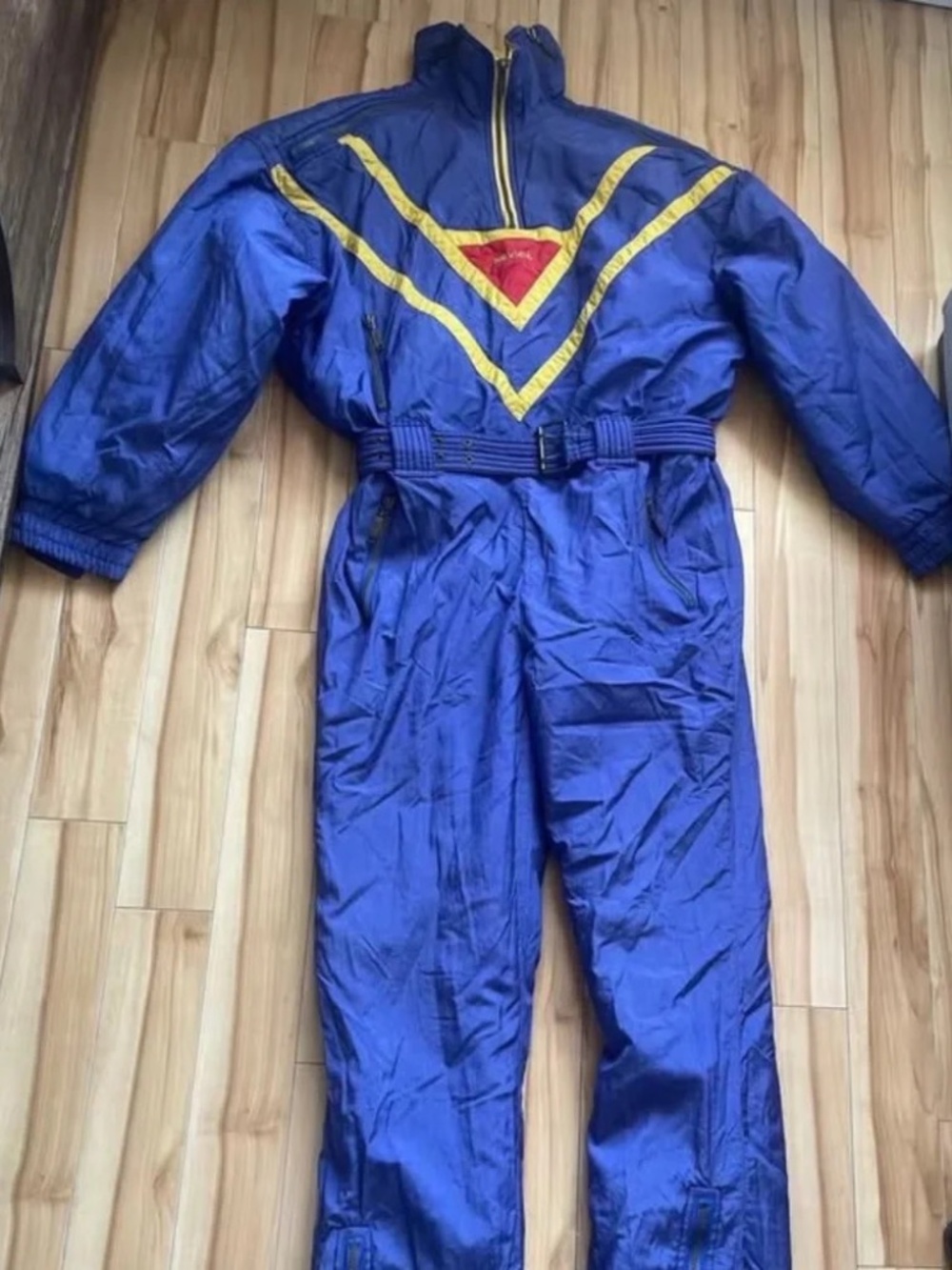 one piece ski vintage suit